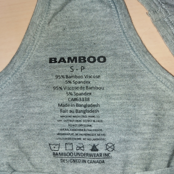 Sports-Style Bra, Small, Grey Mix - Picture 3 of 3